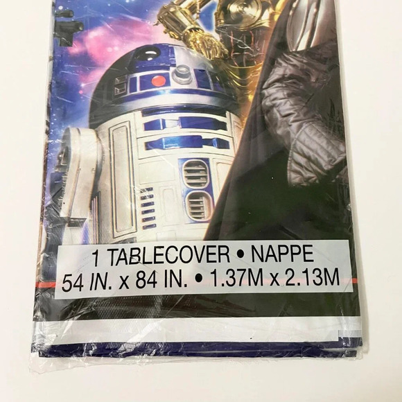 Star Wars Plastic Table Cover Lucasfilm Birthday Party Decoration - Picture 3 of 11